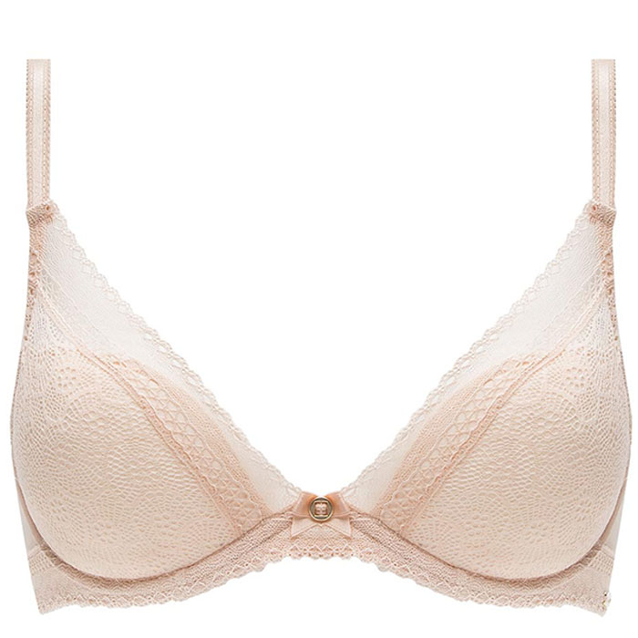 Chantelle-festivite-3682-plunge-t-shirt-bra-golden-beige-bare-basics-lingerie-vancouver-richmond