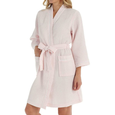 KayAnna-Spa-Short-Waffle-Robe-S08084-pink-Bare-Basics-Lingerie-Vancouver-Richmond.jpg