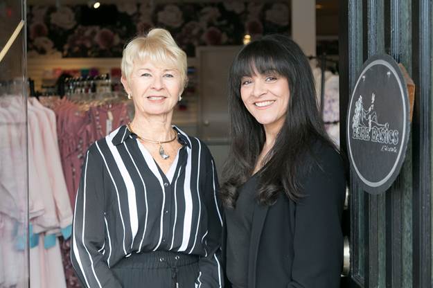 Sandy Hosein and Nicole Stoltz, owners of Bare Basics Lingerie