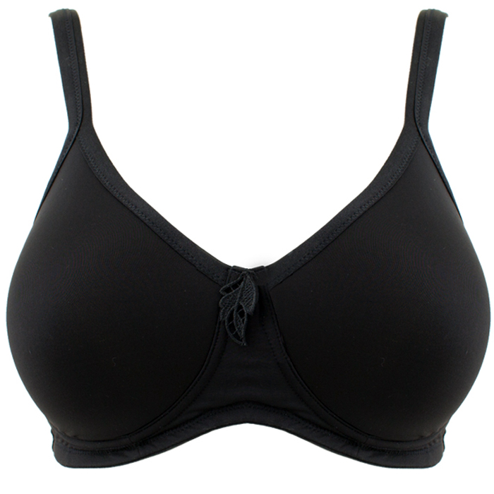 Ameona-Lara-wire-free-post-surgical-bra-0675-black-bare-basics-lingerie-vancouver-richmond