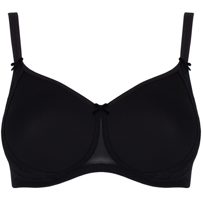 Anita-Lace-Rose-5618-nonwired-t-shirt-bra-lace-rose-black-bare-basics-lingerie-vancouver