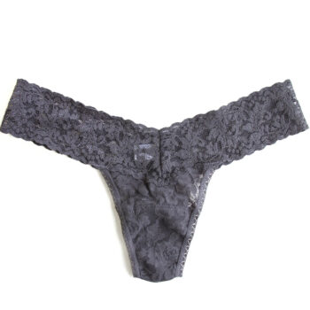 hanky-panky-4911-signature-lace-low-rise-thong-granite hanky-panky-4911-signature-lace-low-rise-thong-granite
