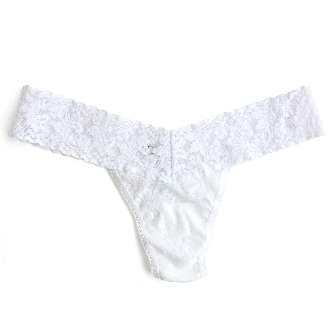hanky-panky-4911-signature-lace-low-rise-thong-white hanky-panky-4911-signature-lace-low-rise-thong-white