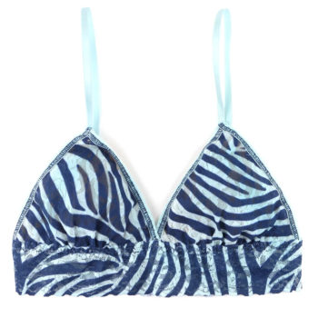 Hanky Panky Signature Printed Lace Padded Triangle Bralette
