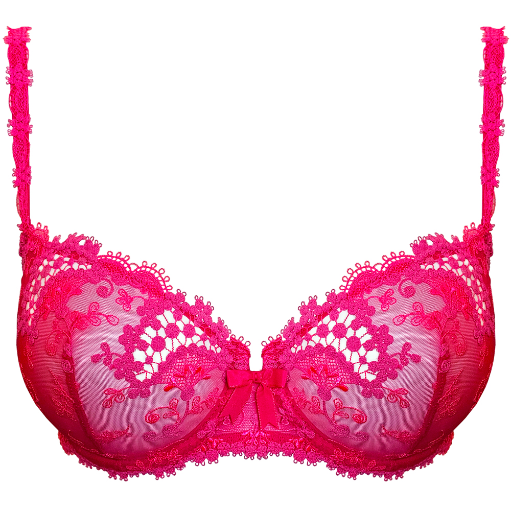 Simone-Perele-Wish-demi-bra-Fabulous Pink-12B330