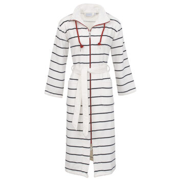 Carl Ross Zipper Stripe Spa Robe