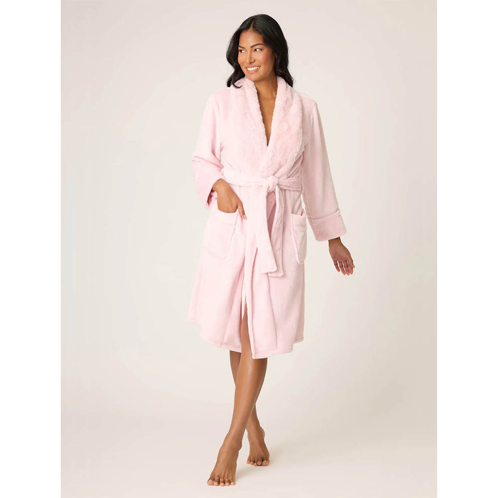 PJ-Salvage-Luxe-Plush-Solid- Robe-R7LPR-ballet_pink-4