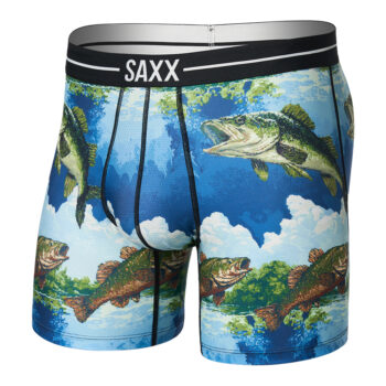 Saxx Volt Breathable Mesh Men's Underwear - Bitmap Big Mouth
