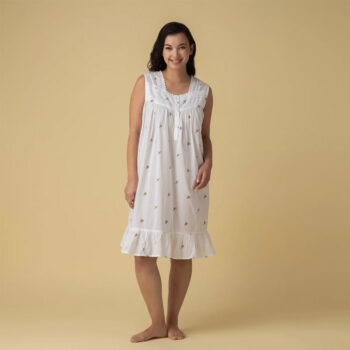 mahogany-bees-cotton-nighgown-V111SG-3