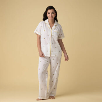 Mahogany Bees Short Sleeve PJ