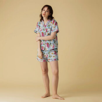 Mahogany Madeline Shorty PJ Set