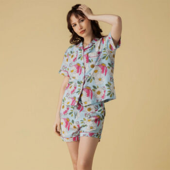 Mahogany Madeline Shorty PJ Set
