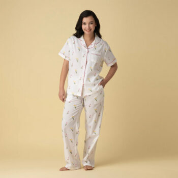 Mahogany Bees Short Sleeve PJ