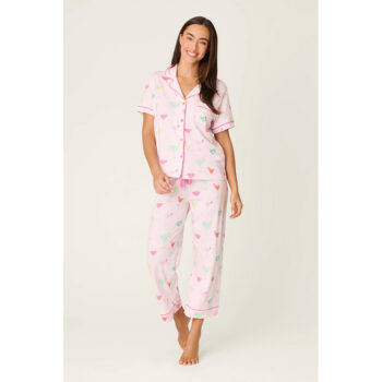 PJ Salvage Whimsy Sip Happens Cropped PJ Set