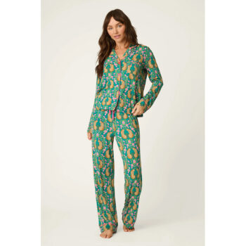 PJ Salvage Cheetah Bonita Dreams Long Sleeve PJ Set