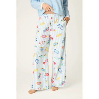 PJ Salvage Out of Office Eyemask Flannel Pajama Pants