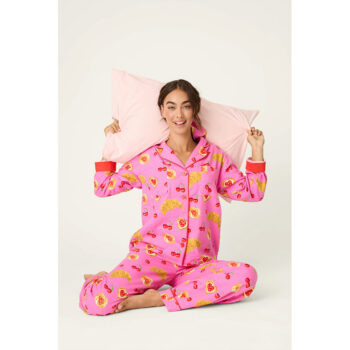 PJ Salvage Sweet Cherry Tart 3-Piece Flannel PJ Set