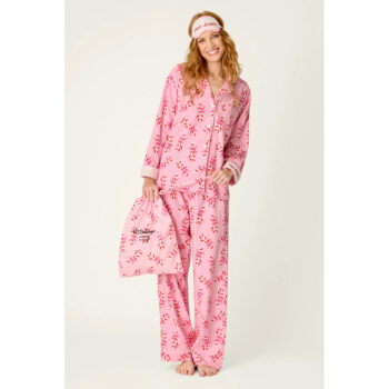 PJ Salvage Sweeter Than Sugar Candy Cane 4-Piece PJ Set