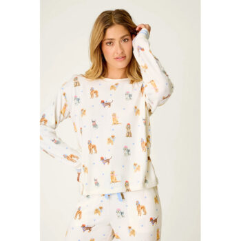 PJ Salvage Meet Me in Pawris Long Sleeve PJ Set