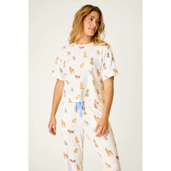 PJ Salvage Meet Me in Pawris Short Sleeve PJ